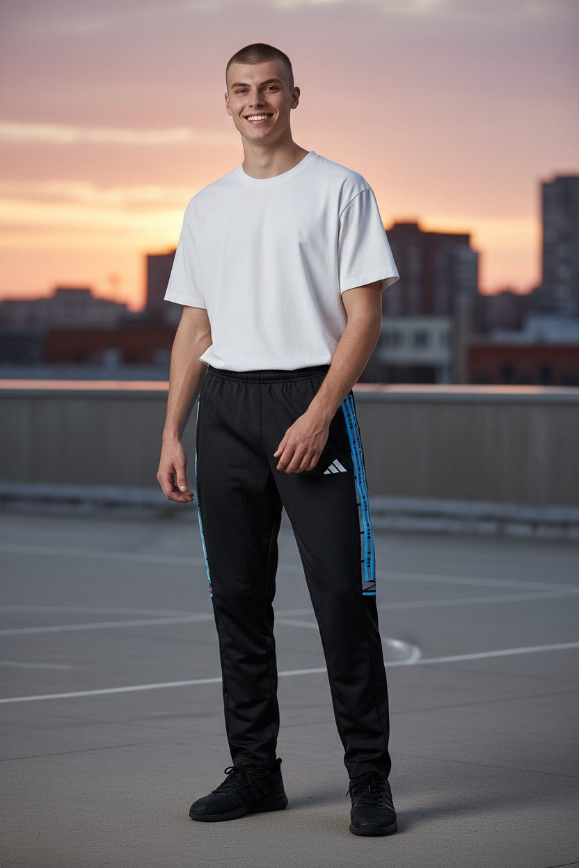 Adidas Men’s 3-Stripes Tricot Regular Tapered Track Pants