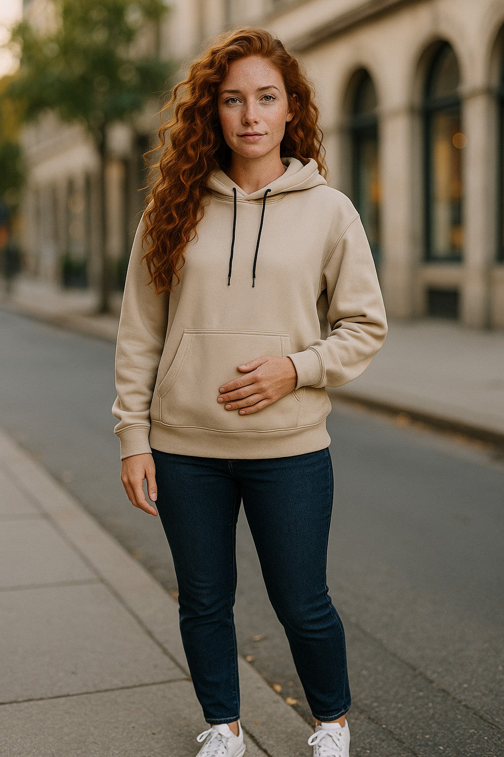 Classic Beige Hoodie