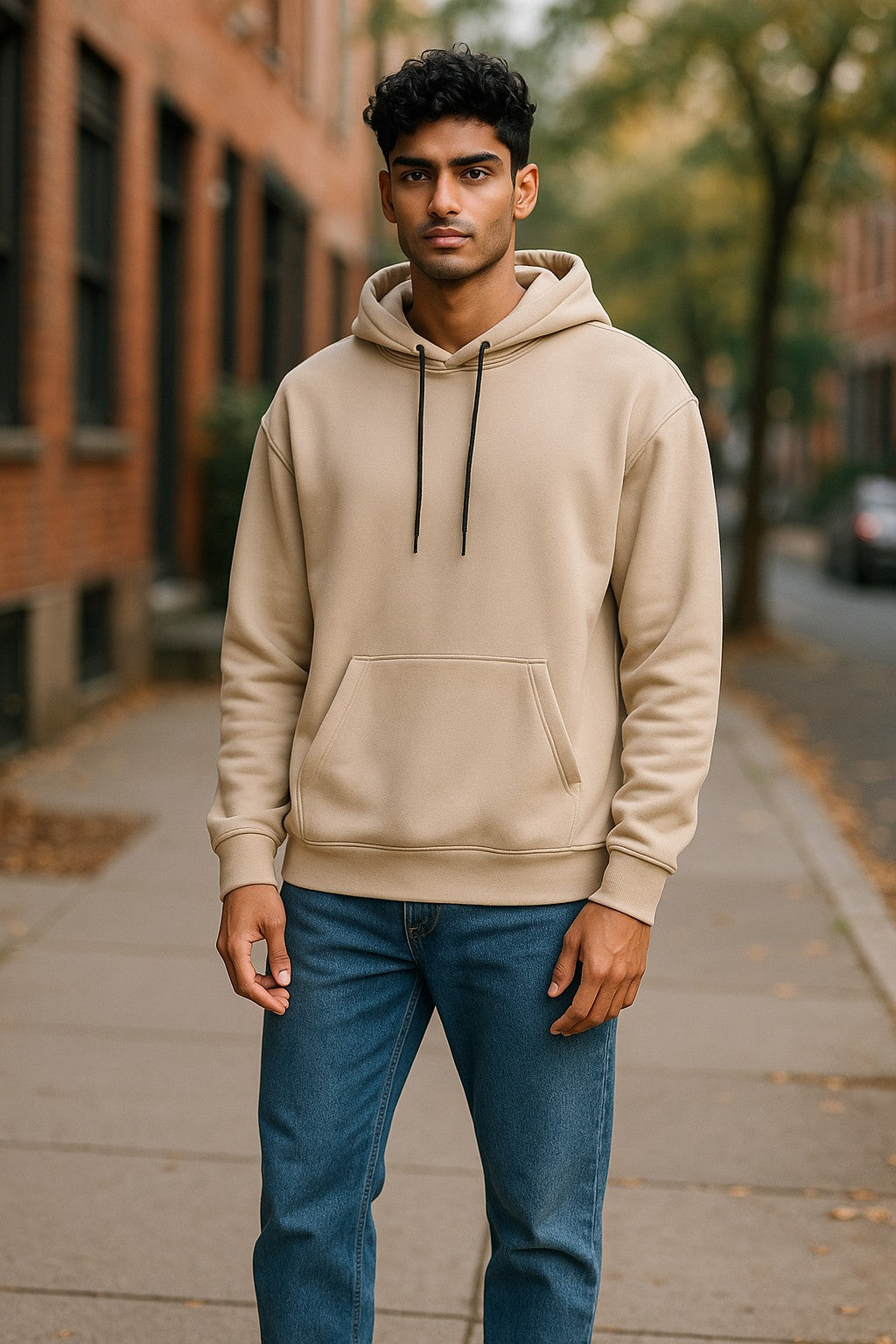 Classic Beige Hoodie