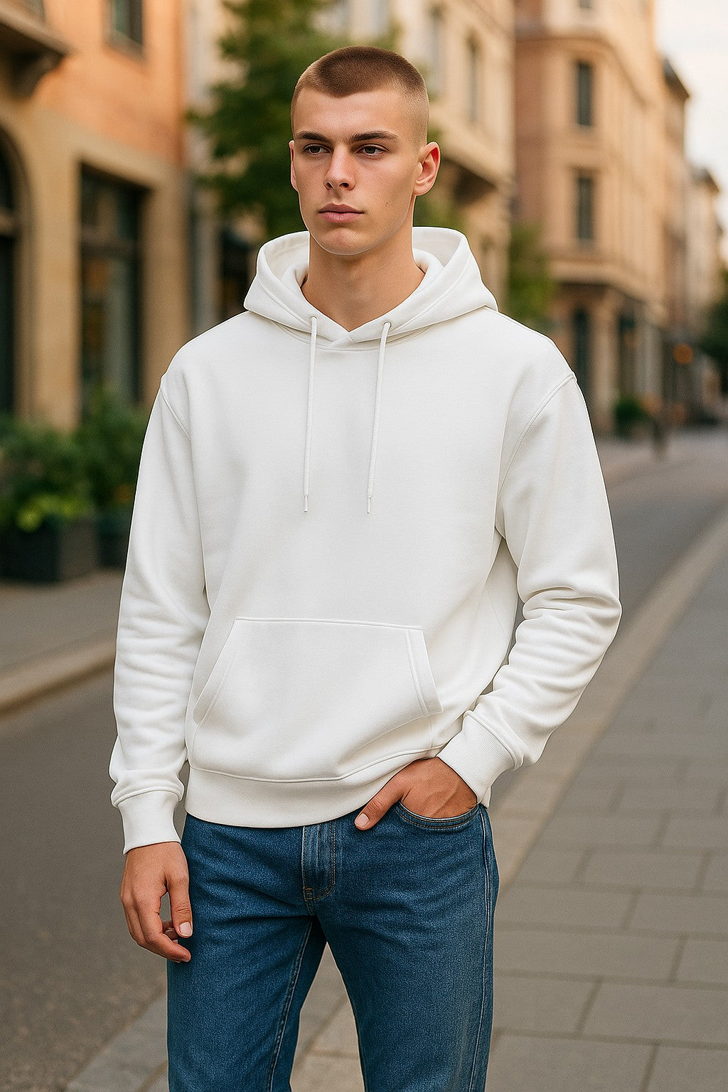 White Hoodie