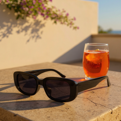 Retro Rectangle Sunglasses