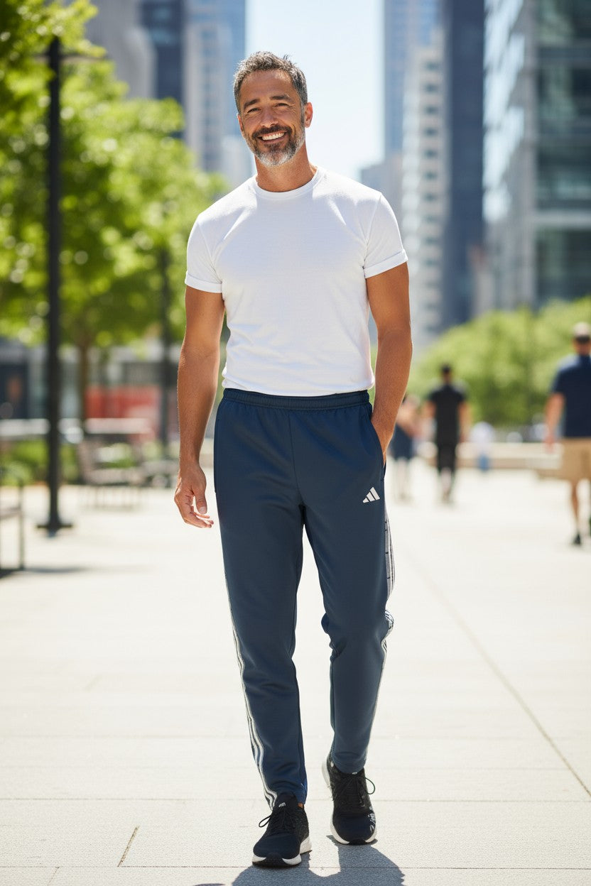 Adidas Men’s 3-Stripes Tricot Regular Tapered Track Pants
