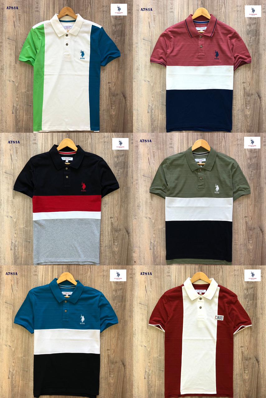 U.S. Polo Assn. Men’s Colorblock Polo T-Shirt