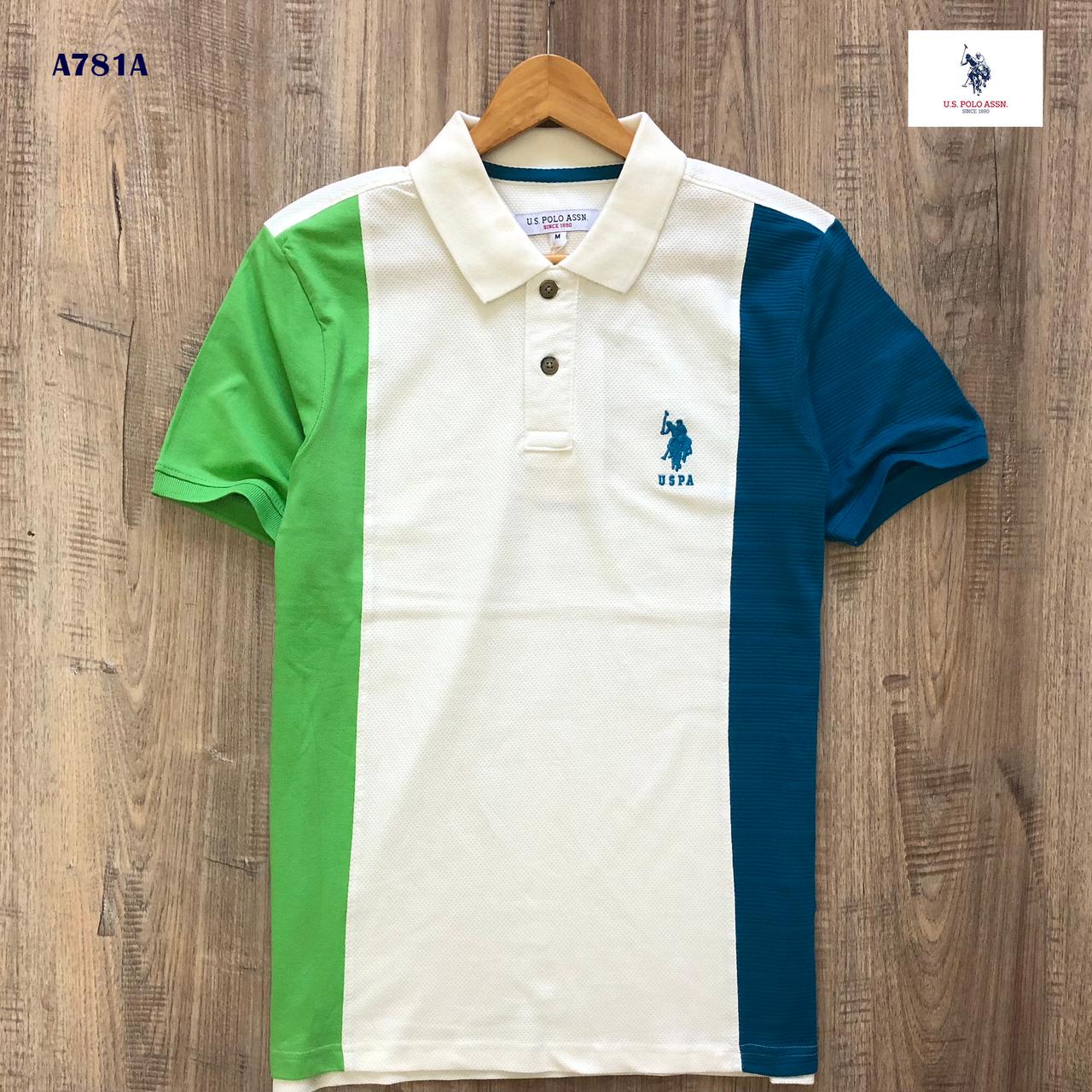 U.S. Polo Assn. Men’s Colorblock Polo T-Shirt